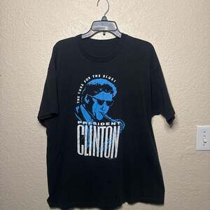 Vintage 1992 Bill Clinton Cure For The Blues  Single Stitch T-Shirt Size XL